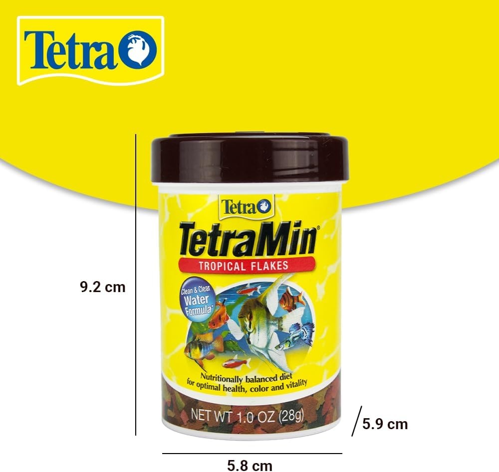 image:imageTetra TetraMin Tropical Flakes 452 Pounds Nutritionally Balanced Diet For Aquarium Fish1 Ounce Pack of 1