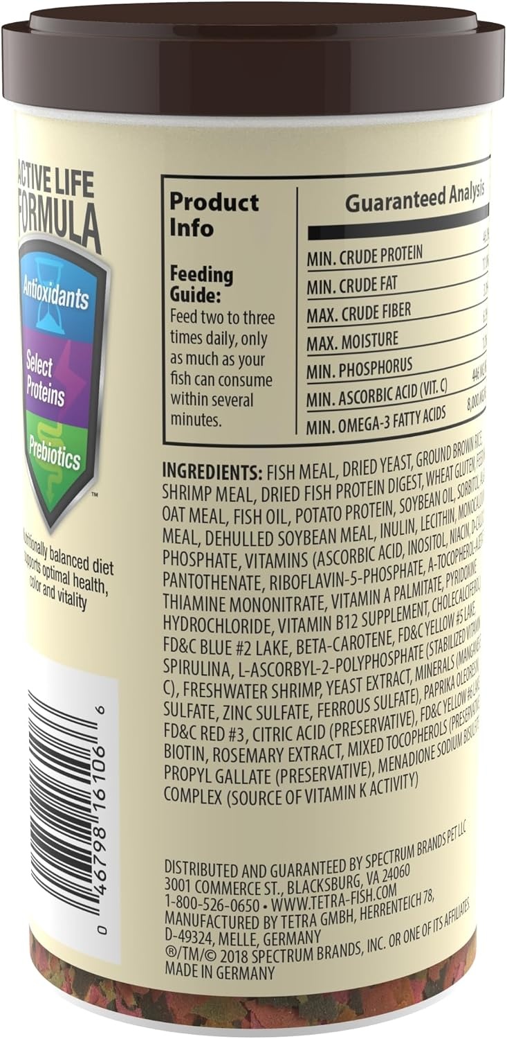 image:imageTetra TetraMin Tropical Flakes 452 Pounds Nutritionally Balanced Diet For Aquarium Fish706 Ounce Pack of 12