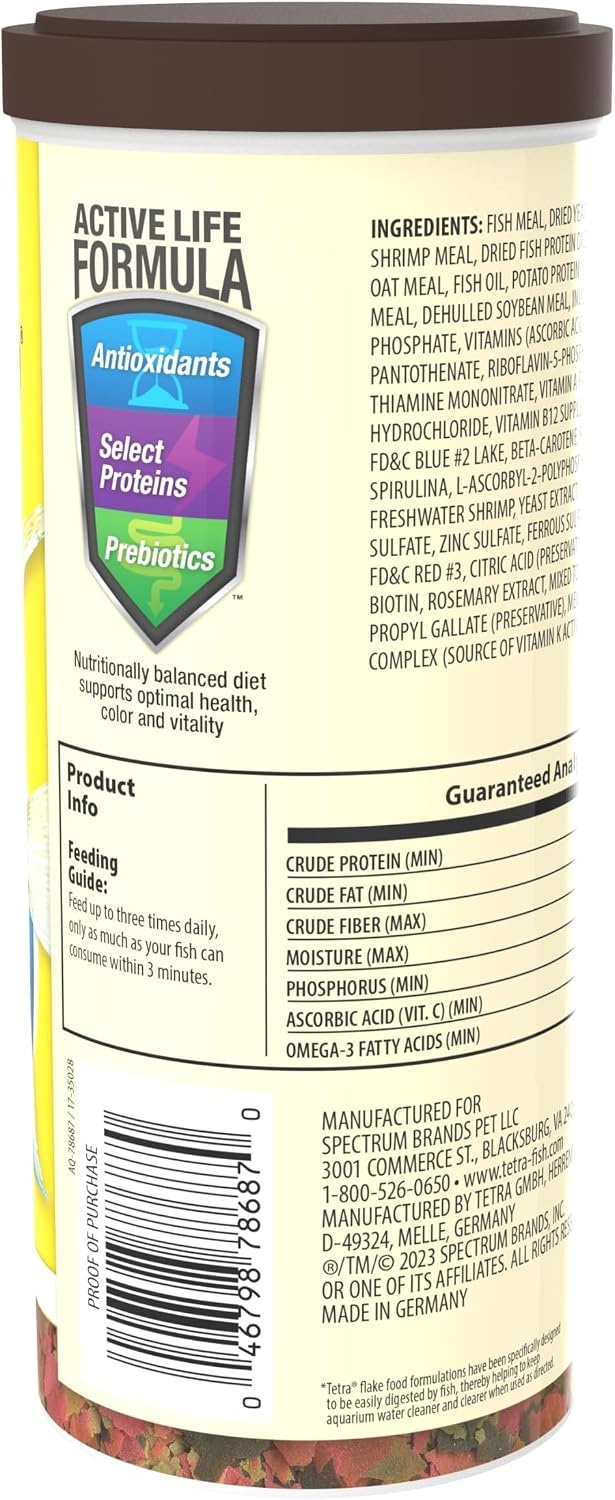 image:imageTetra TetraMin Tropical Flakes 452 Pounds Nutritionally Balanced Diet For Aquarium Fish881 Ounce Pack of 1