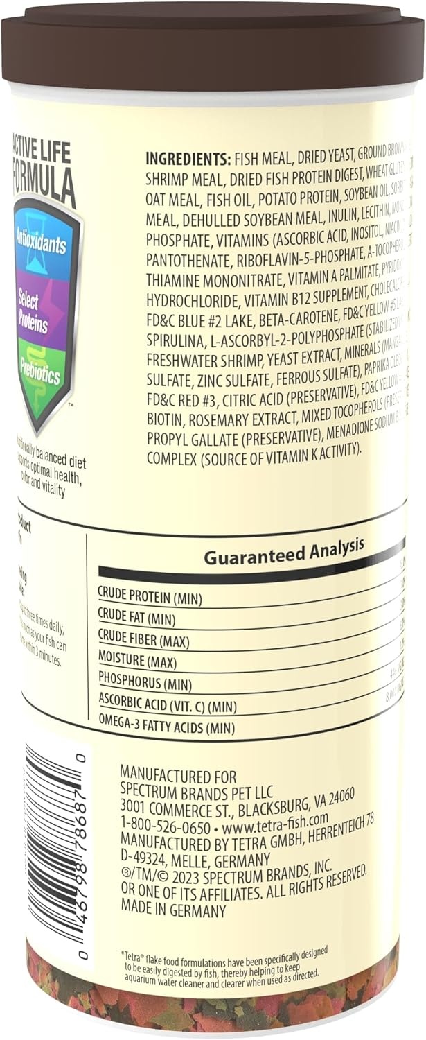 image:imageTetra TetraMin Tropical Flakes 452 Pounds Nutritionally Balanced Diet For Aquarium Fish881 Ounce Pack of 1