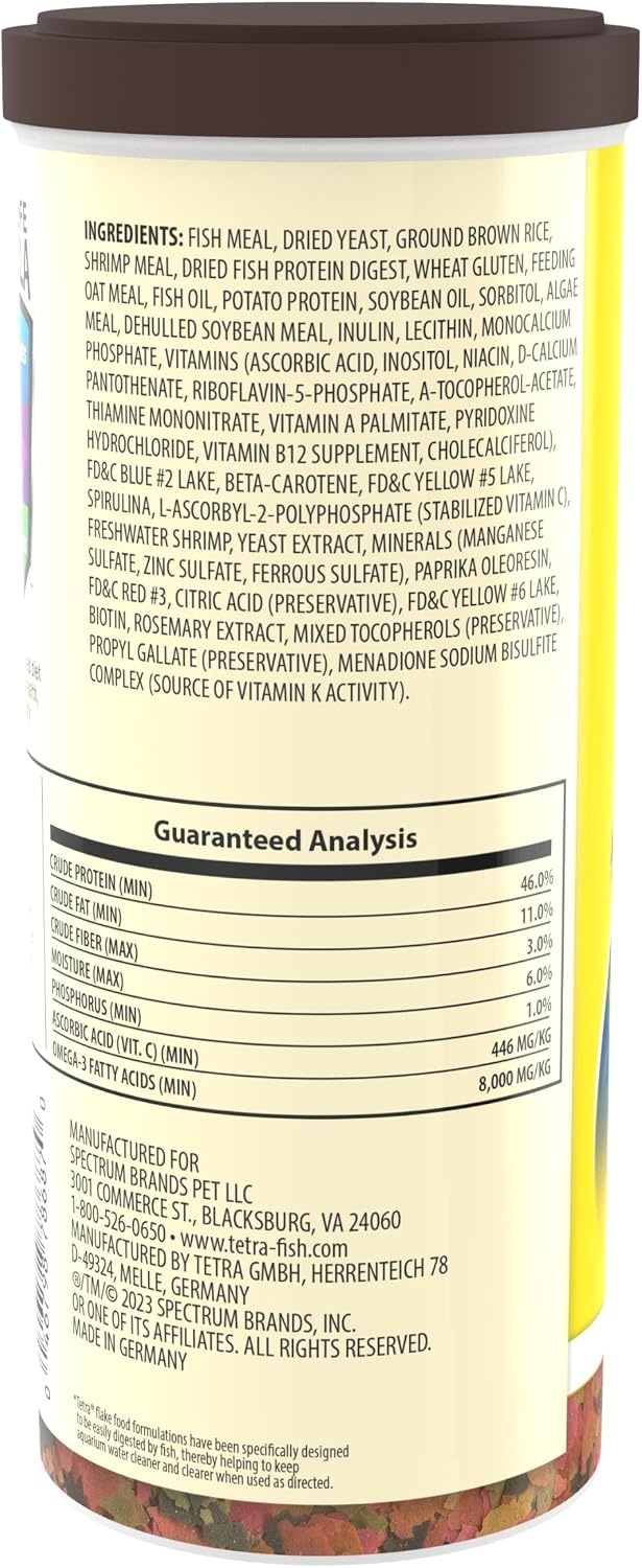 image:imageTetra TetraMin Tropical Flakes 452 Pounds Nutritionally Balanced Diet For Aquarium Fish881 Ounce Pack of 1