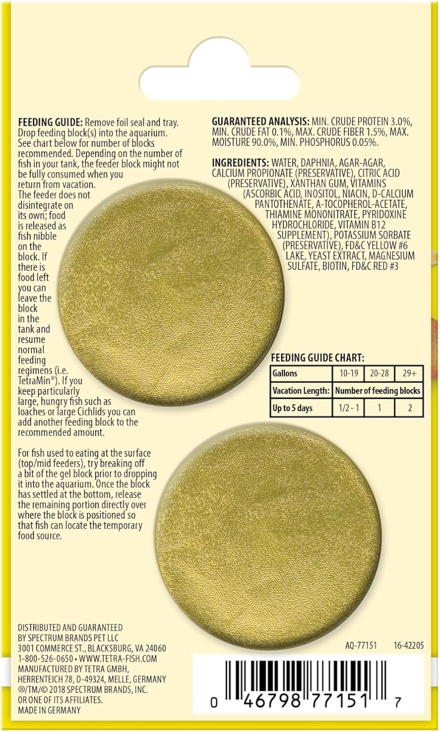 image:imageTetra Weekend and Vacation Feeder SlowRelease Fish Food for Tropical Fish 106 Ounce Pack of 1085 Ounce Pack of 2