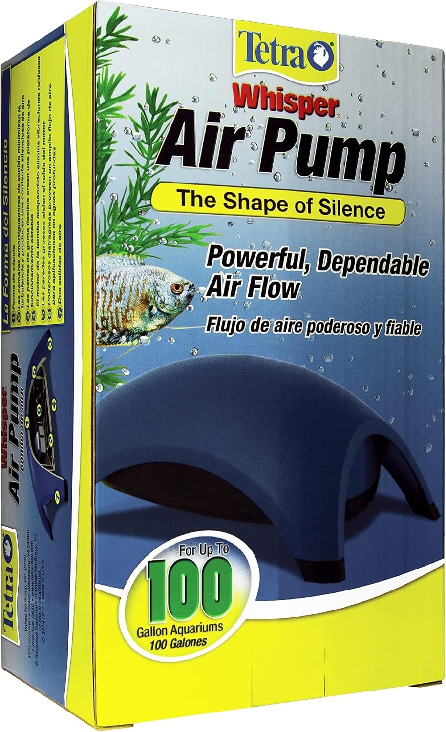 image:imageTetra Whisper Air Pump 20 To 40 Gallons For Aquariums Powerful Airflow NonUL Listed60100gallon