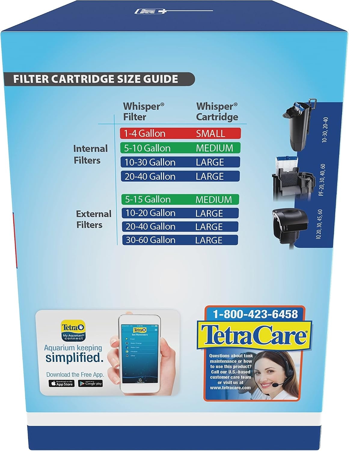 image:imageTetra Whisper BioBag Large Filter Cartridges for Aquariums 12 Count Unassembled Fits Tetra Whisper Fish Tank Filters 1030 Gal 2040 Gal PF20 30 40 60 IQ 20 30 45 60Original