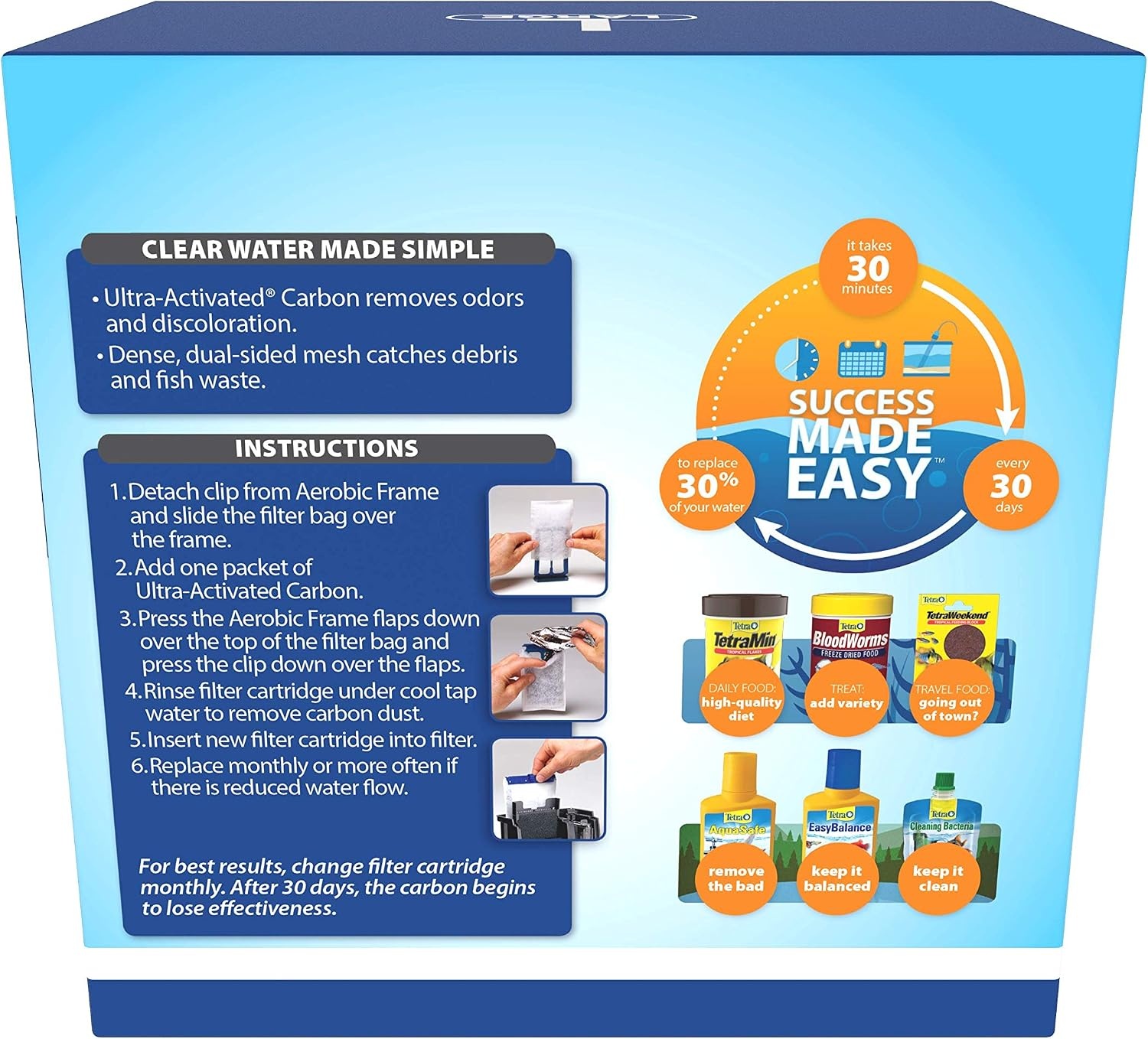 image:imageTetra Whisper BioBag Large Filter Cartridges for Aquariums 8 Count Unassembled Fits Tetra Whisper Fish Tank Filters 1030 Gal 2040 Gal PF20 30 40 60 IQ 20 30 45 60Standard