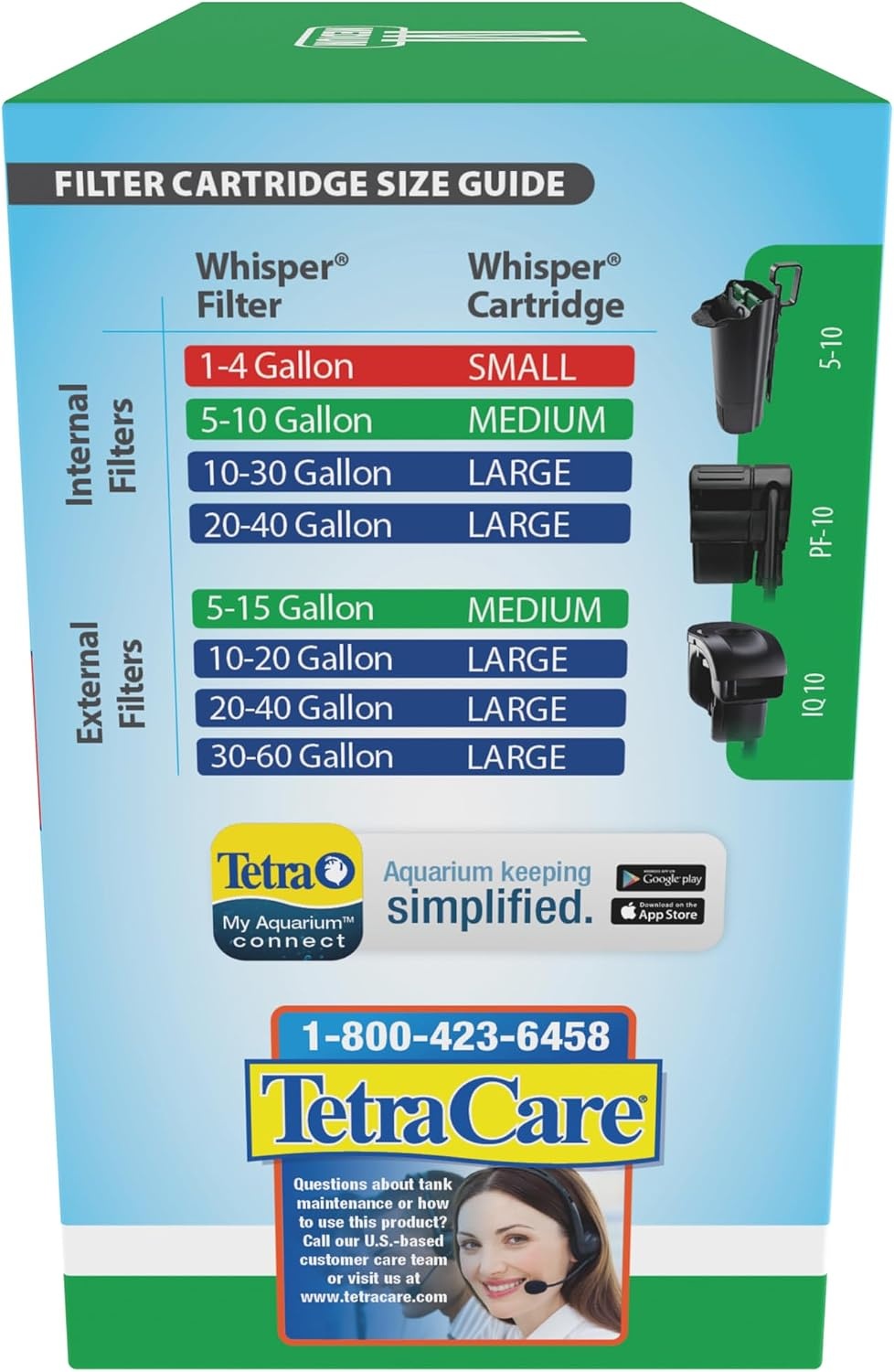 image:imageTetra Whisper BioBag Medium Filter Cartridges for Aquariums 12 Count Unassembled Fits Tetra Whisper Fish Tank Filters 510 Gal PF10 IQ 10Standard