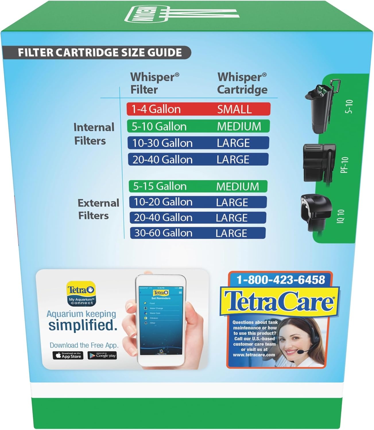 image:imageTetra Whisper BioBag Medium Filter Cartridges for Aquariums 12 Count Unassembled Fits Tetra Whisper Fish Tank Filters 510 Gal PF10 IQ 10Standard