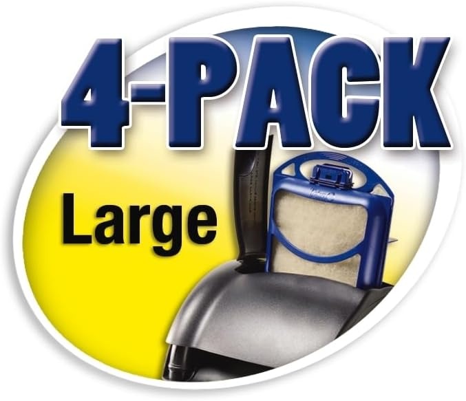 image:imageTetra Whisper EX Carbon Large Round Filter Cartridges 4 Count Fits Tetra Whisper EX 30 45 70 Fish Tank Filters4Count