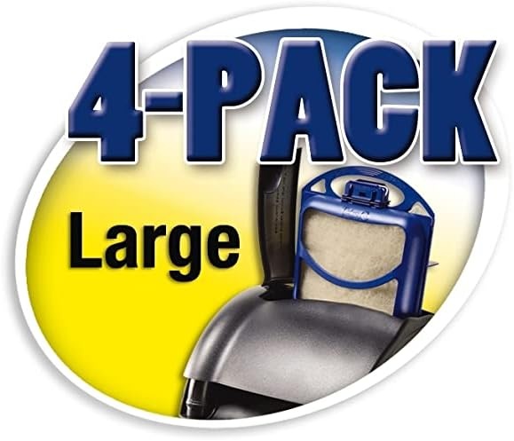image:imageTetra Whisper EX Carbon Large Round Filter Cartridges 4 Count Fits Tetra Whisper EX 30 45 70 Fish Tank Filters4Count Pack of 2