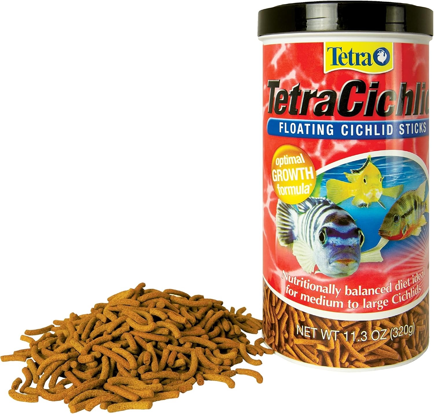 image:imageTetraCichlid Floating Cichlid Sticks 113 Ounces Pond Fish Food Nutritionally Balanced113 Ounce Pack of 2