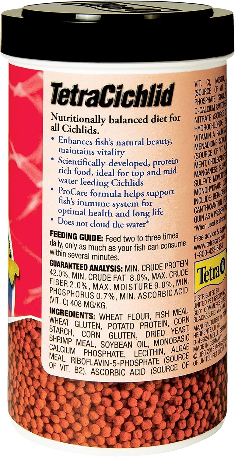 image:imageTetraCichlid Floating Cichlid Sticks 113 Ounces Pond Fish Food Nutritionally Balanced6 Ounce Pack of 1