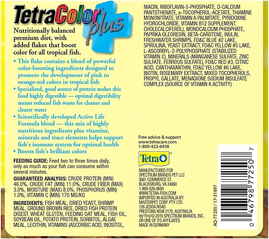 image:imageTetraColor PLUS Tropical Flakes with Color Enhancing 22 Ounce Pack of 122 Ounce Pack of 1