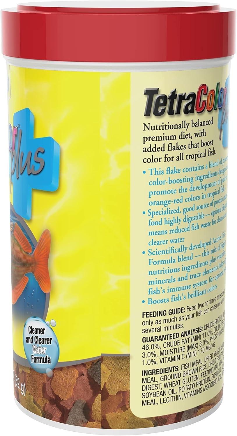 image:imageTetraColor PLUS Tropical Flakes with Color Enhancing 22 Ounce Pack of 122 Ounce Pack of 1