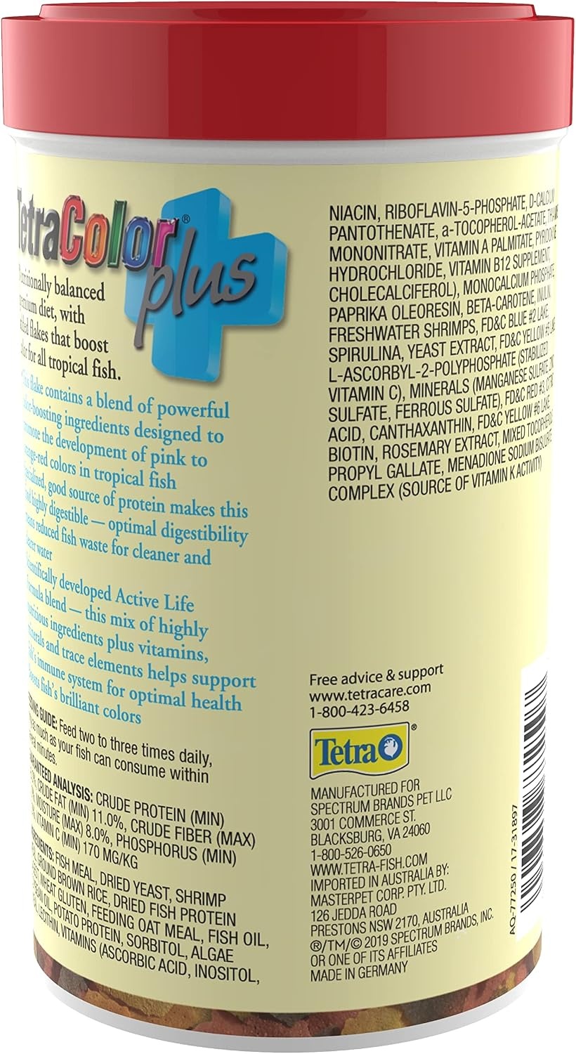 image:imageTetraColor PLUS Tropical Flakes with Color Enhancing 22 Ounce Pack of 122 Ounce Pack of 1