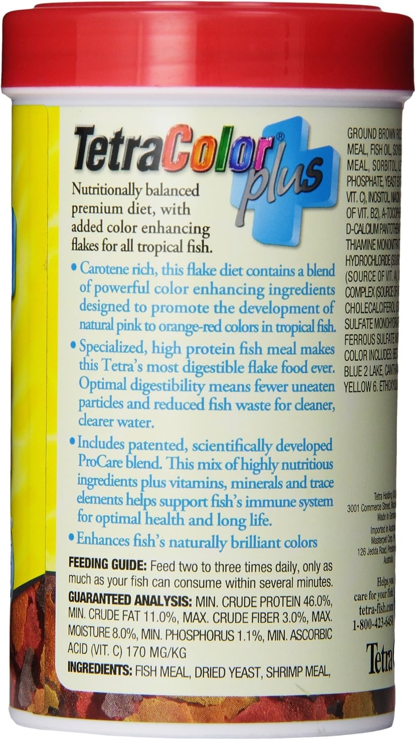 image:imageTetraColor PLUS Tropical Flakes with Color Enhancing 22 Ounce Pack of 122 Ounce Pack of 1