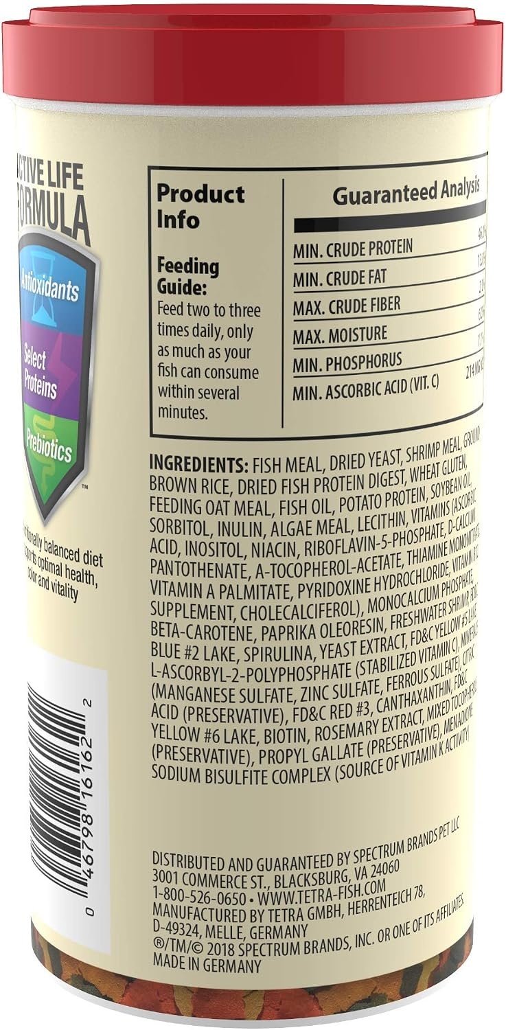 image:imageTetraColor PLUS Tropical Flakes with Color Enhancing 22 Ounce Pack of 1706 Ounce Pack of 2