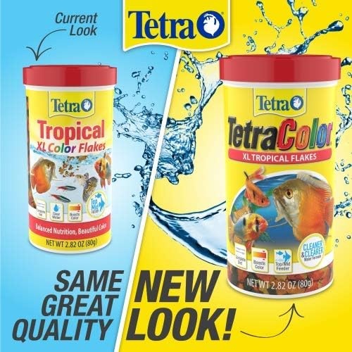 image:imageTetraColor Tropical Flakes Color Boosting Fish Food Nutritionally Balanced Diet for Tropical Fish 706 ozTropical