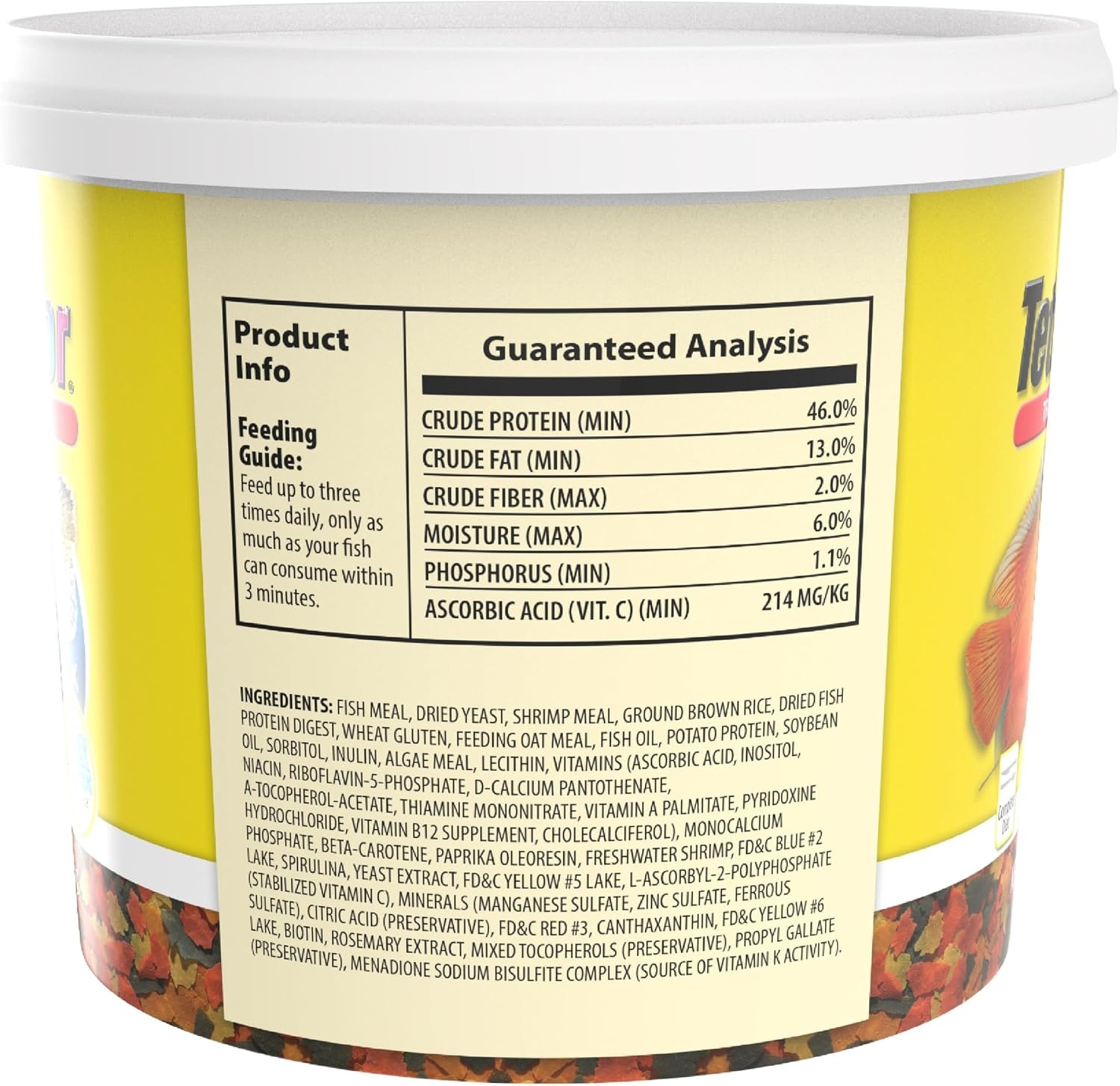 image:imageTetraColor Tropical Flakes Color Boosting Fish Food Nutritionally Balanced Diet for Tropical Fish 706 ozTropical