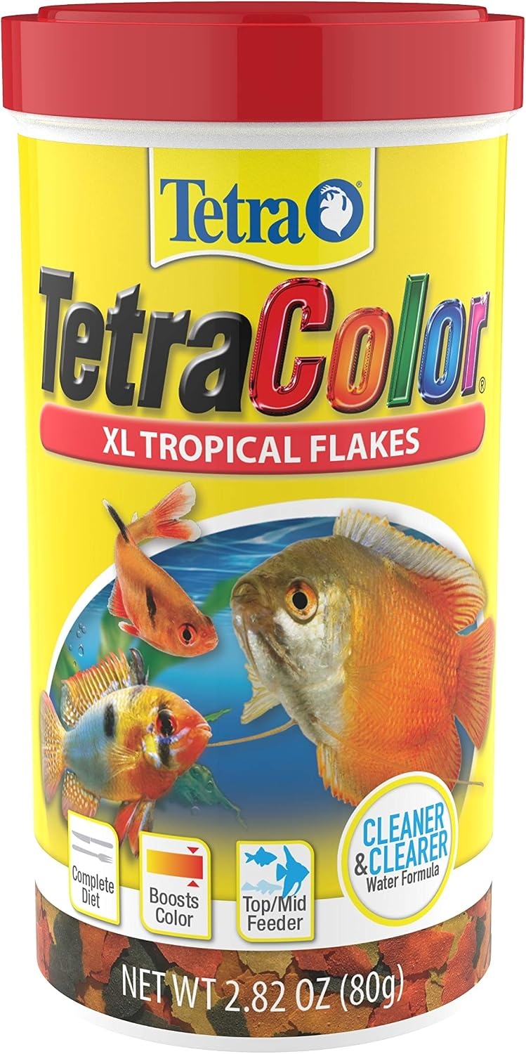 image:imageTetraColor Tropical Flakes Color Boosting Fish Food Nutritionally Balanced Diet for Tropical Fish 706 ozTropical