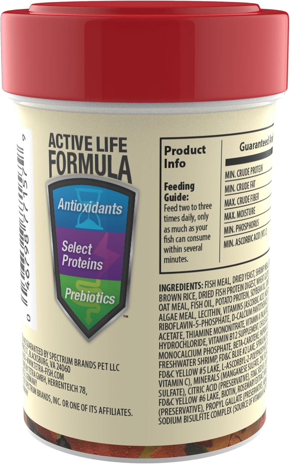 image:imageTetraColor Tropical Flakes Color Boosting Fish Food Nutritionally Balanced Diet for Tropical Fish 706 ozTropical