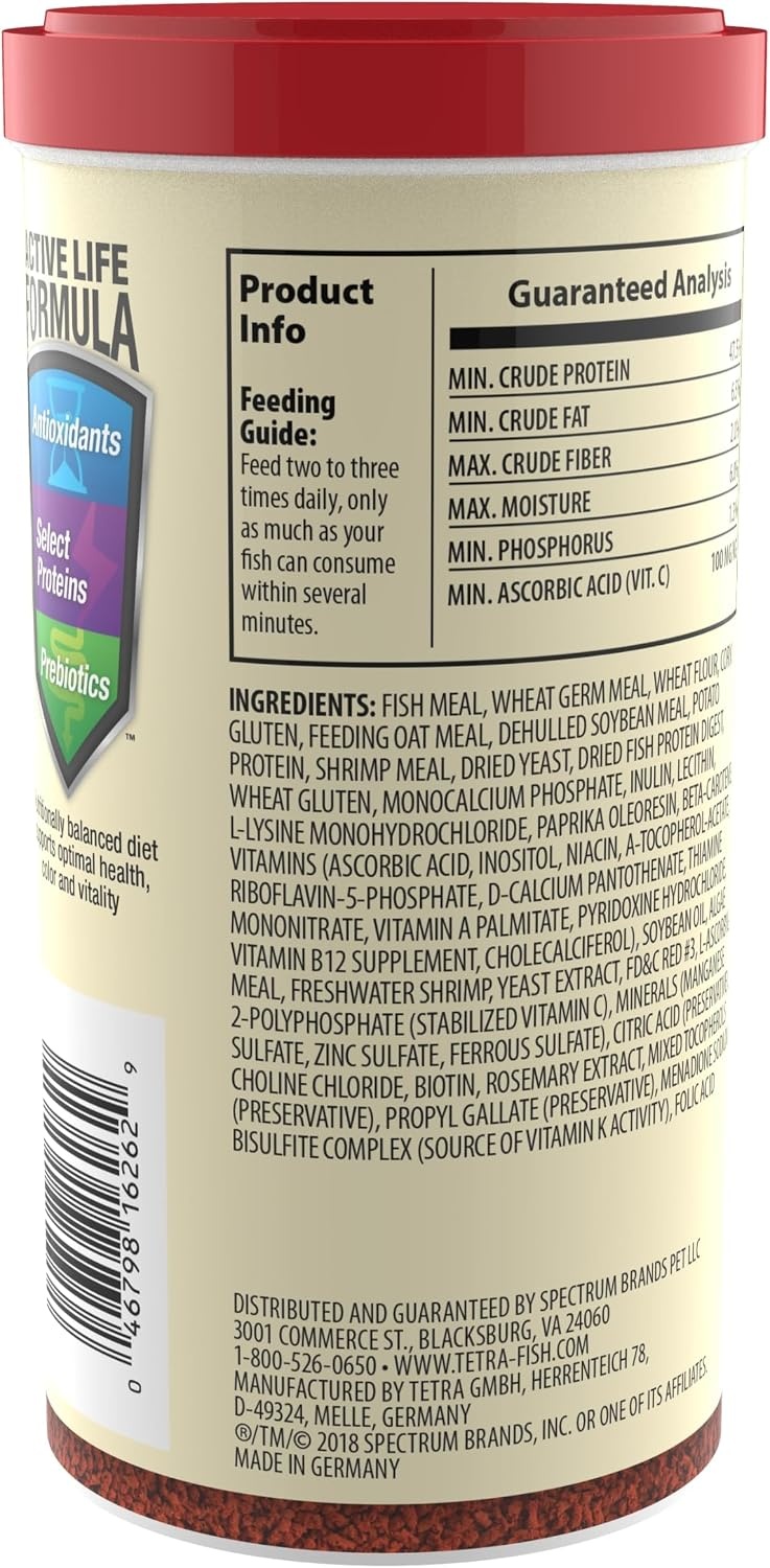 image:imageTetraColor XL Tropical Granules with Natural Color Enhancer 1058 Oz1058 Ounce Pack of 1