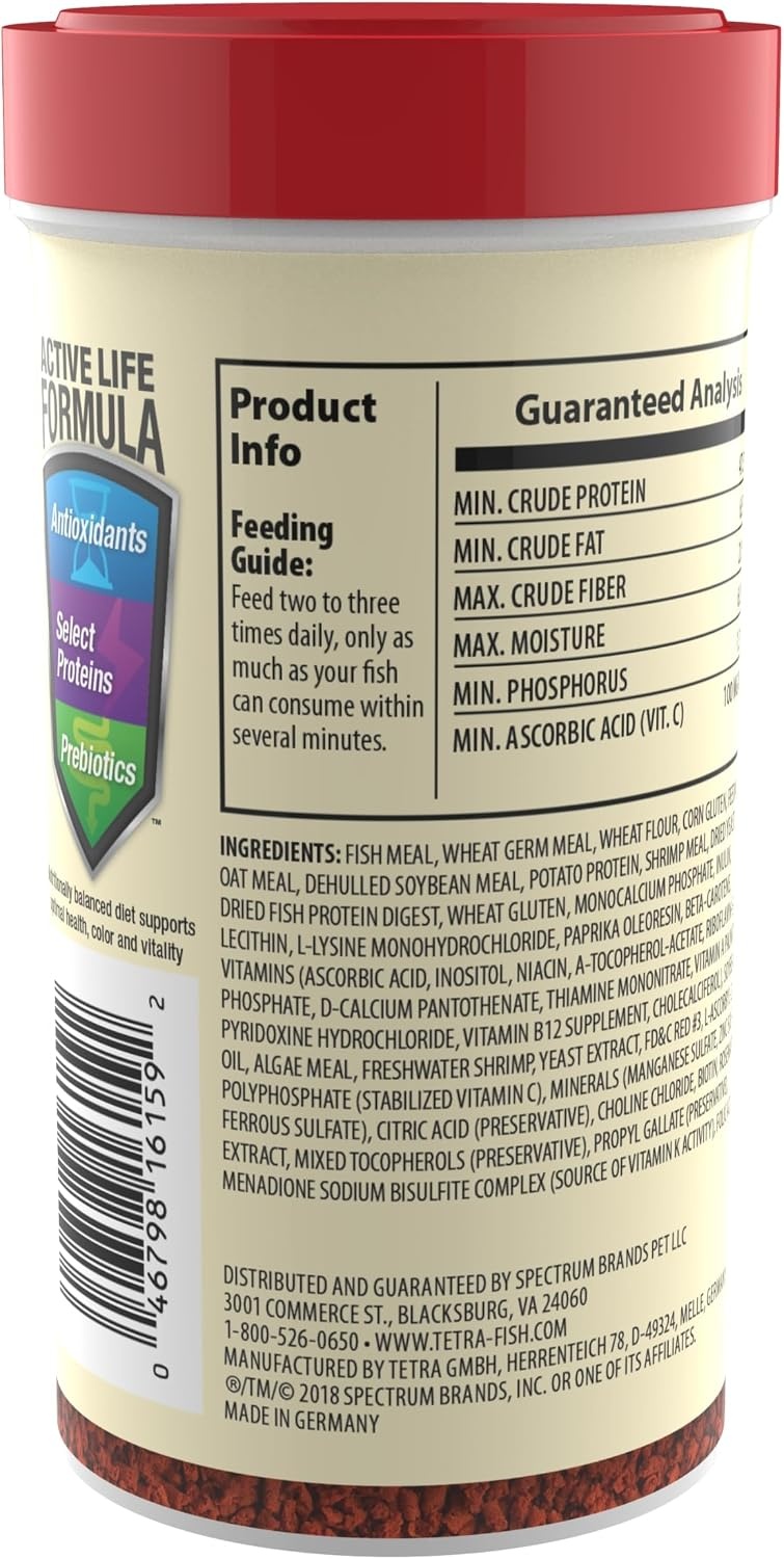 image:imageTetraColor XL Tropical Granules with Natural Color Enhancer 1058 Oz265 Ounce Pack of 1