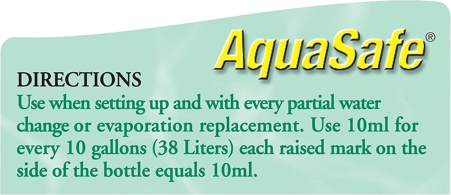 image:imageTetraFauna AquaSafe for Reptiles and Amphibians 338 Oz AquaTerrarium Water Conditioner Makes Tap Water Safe100ml Pack of 2