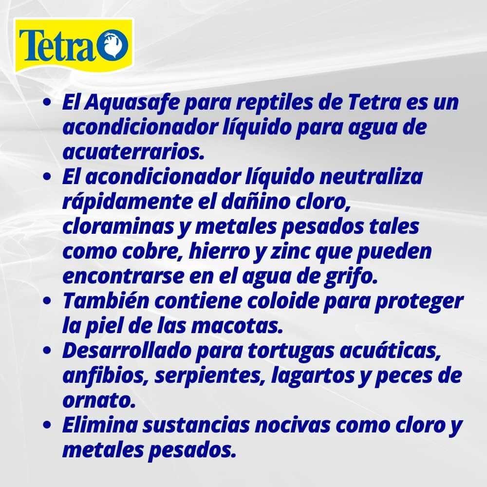 image:imageTetraFauna AquaSafe for Reptiles and Amphibians 338 Oz AquaTerrarium Water Conditioner Makes Tap Water Safe100ml Pack of 2