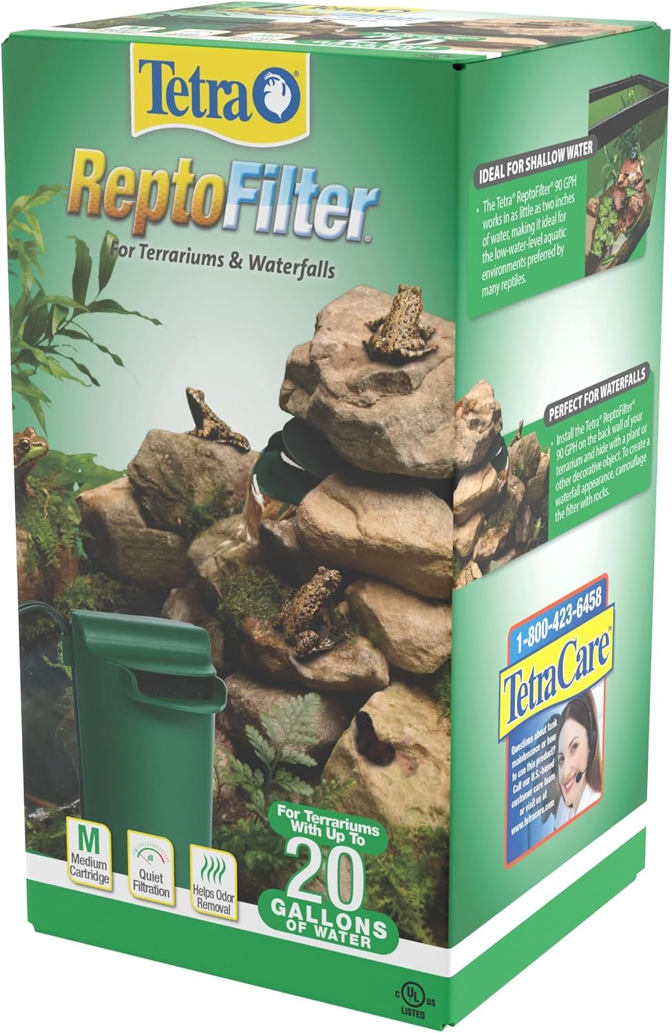 image:imageTetraFauna ReptoFilter for Frogs Newts amp Turtles90 GPH