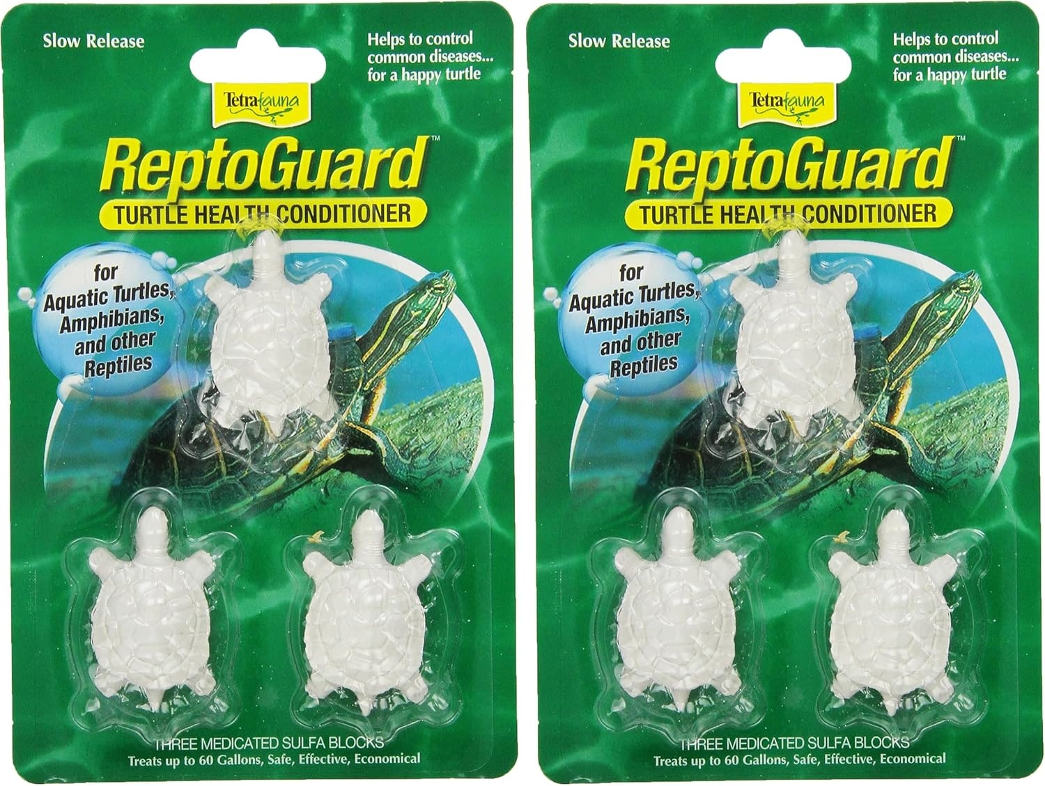 image:imageTetraFauna ReptoGuard Turtle Health Conditioner 3 Count SlowRelease 19514Conditioner