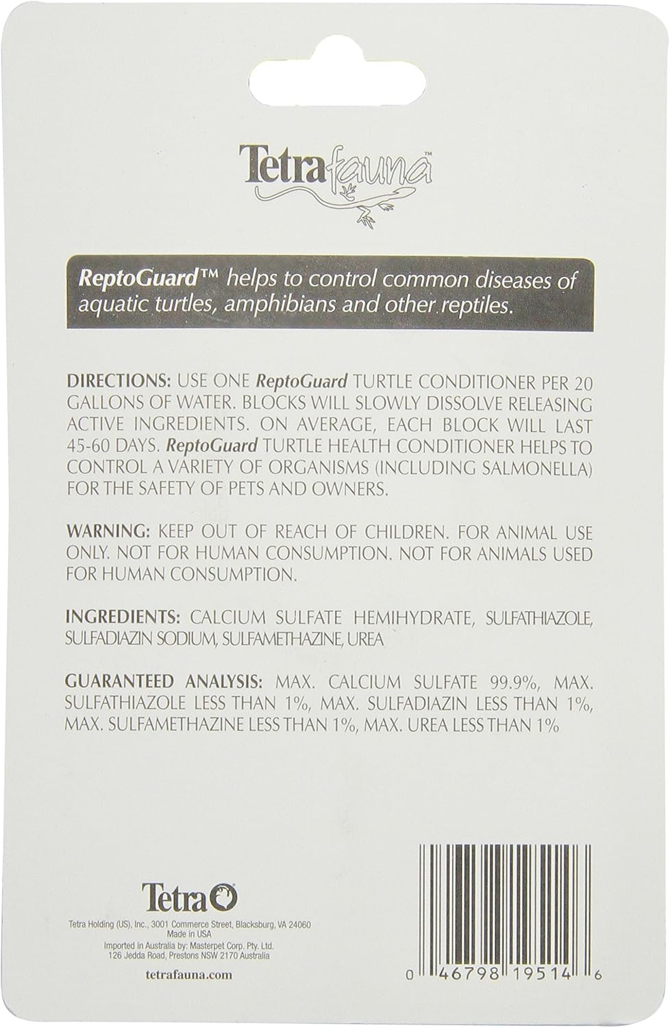 image:imageTetraFauna ReptoGuard Turtle Health Conditioner 3 Count SlowRelease 19514Conditioner