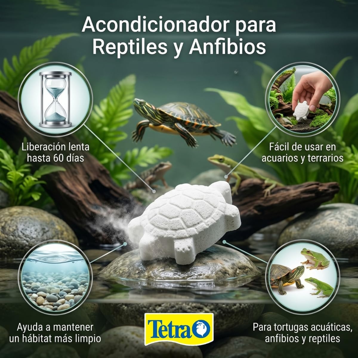 image:imageTetraFauna ReptoGuard Turtle Health Water Conditioner 1 Count SlowRelease1Count