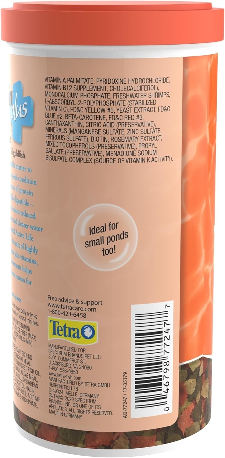 image:imageTetraFin Plus Goldfish Flakes 22 Ounces Balanced Diet With Algae To Promote Health706 Ounce Pack of 2