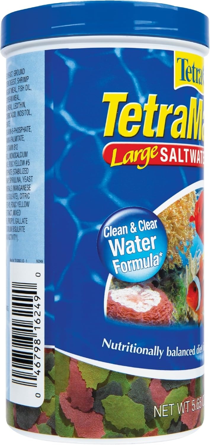 image:imageTetraMarine Large Saltwater Flakes Nutritionally Balanced Fish Food for Saltwater Fish 565 oz565 Ounce Pack of 1