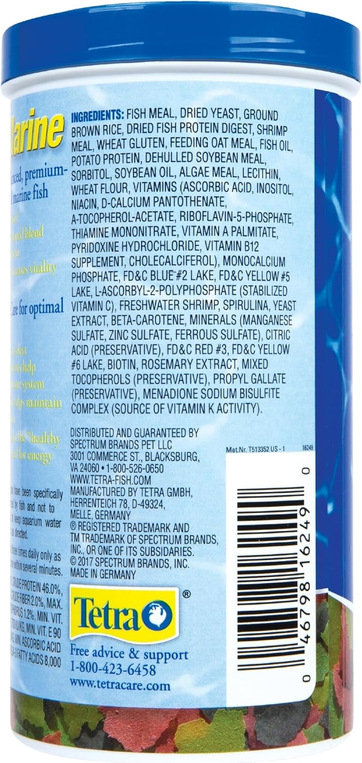 image:imageTetraMarine Large Saltwater Flakes Nutritionally Balanced Fish Food for Saltwater Fish 565 oz565 Ounce Pack of 1
