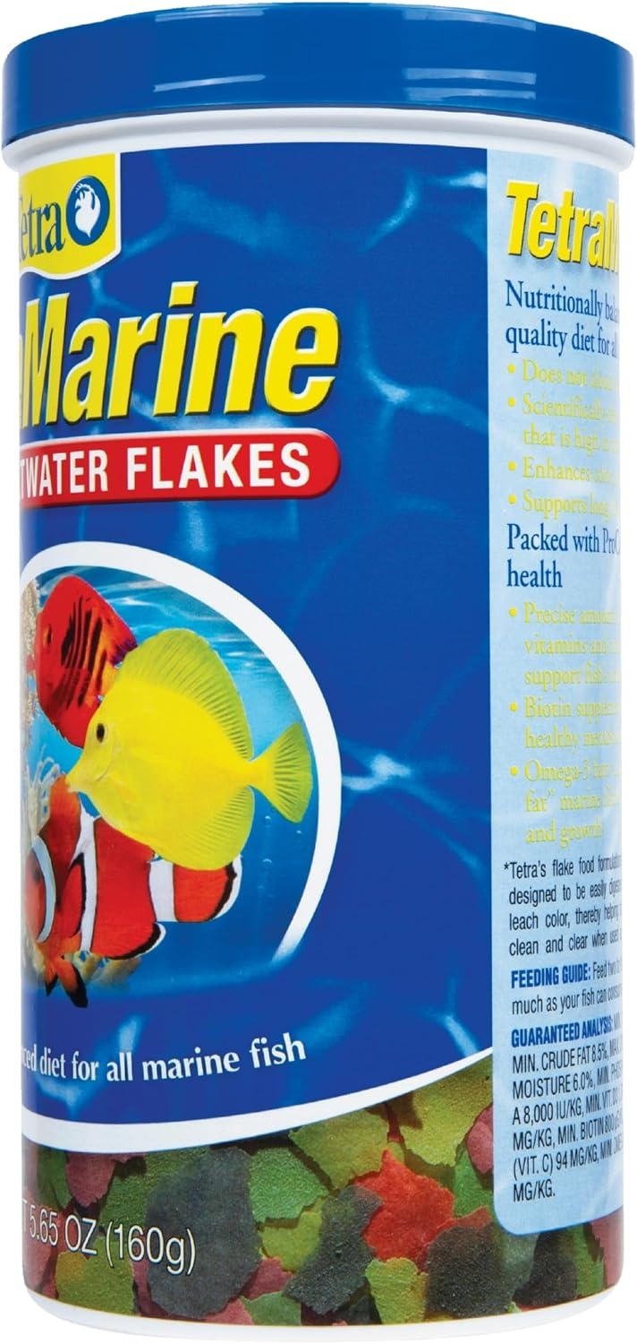 image:imageTetraMarine Large Saltwater Flakes Nutritionally Balanced Fish Food for Saltwater Fish 565 oz565 Ounce Pack of 1