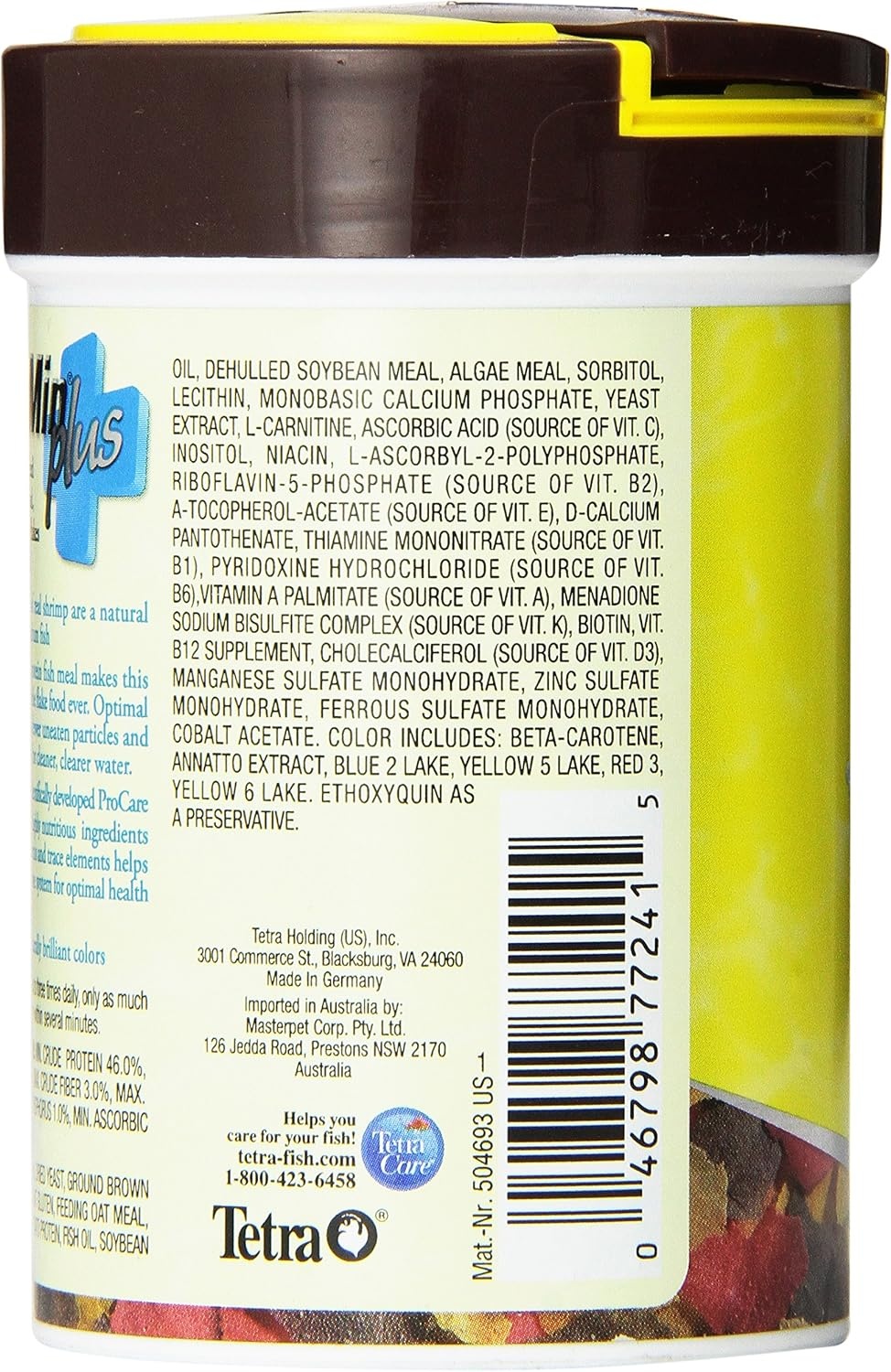 image:imageTetraMin Plus Tropical Flakes Cleaner and Clearer Water Formula 1Ounce1 Ounce Pack of 2