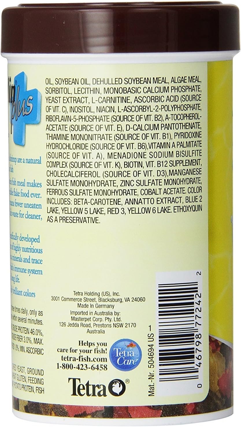 image:imageTetraMin Plus Tropical Flakes Cleaner and Clearer Water Formula 1Ounce22 Ounce Pack of 1