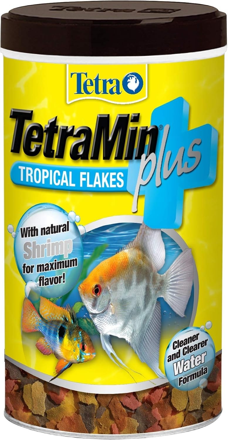 image:imageTetraMin Plus Tropical Flakes Cleaner and Clearer Water Formula 1Ounce706 Ounce Pack of 12