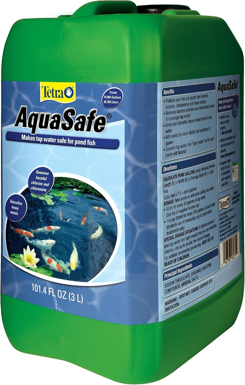 image:imageTetraPond AquaSafe 1014 Ounces Makes Tap Water Safe For Pond FishAquaSafe