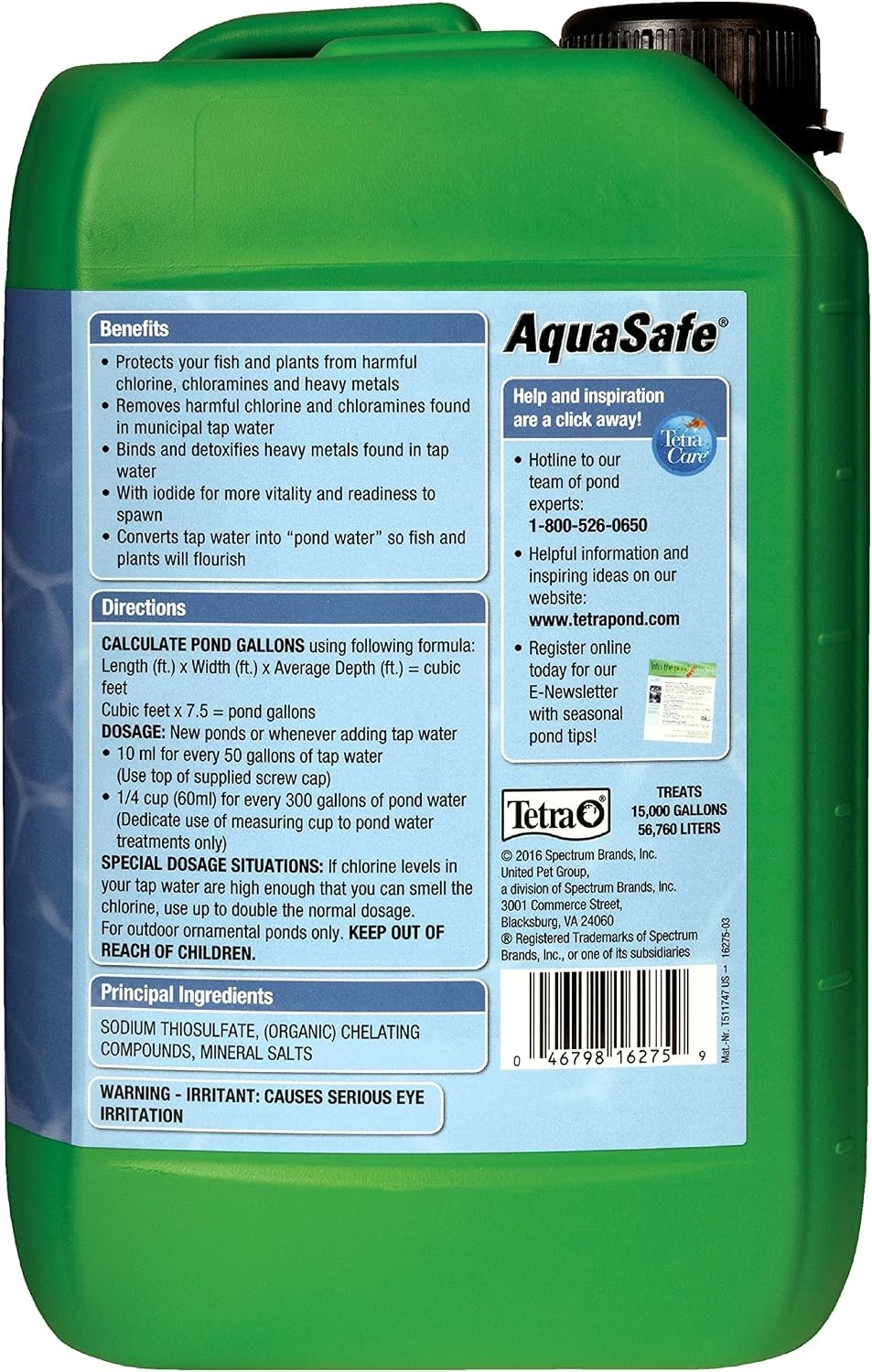 image:imageTetraPond AquaSafe 1014 Ounces Makes Tap Water Safe For Pond FishAquaSafe