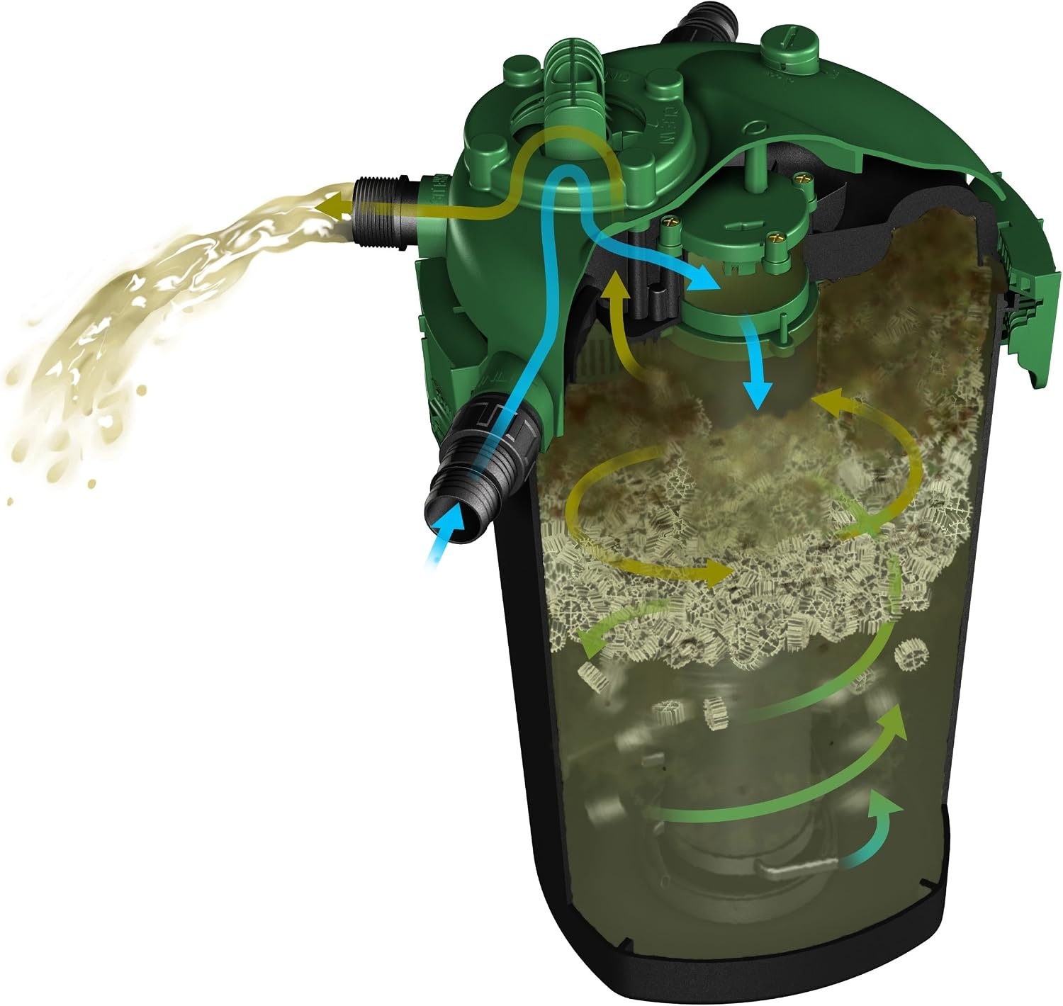 image:imageTetraPond BioActive Pressure Filter For Ponds Up to 1500 GallonsPonds Up to 1500 Gallons