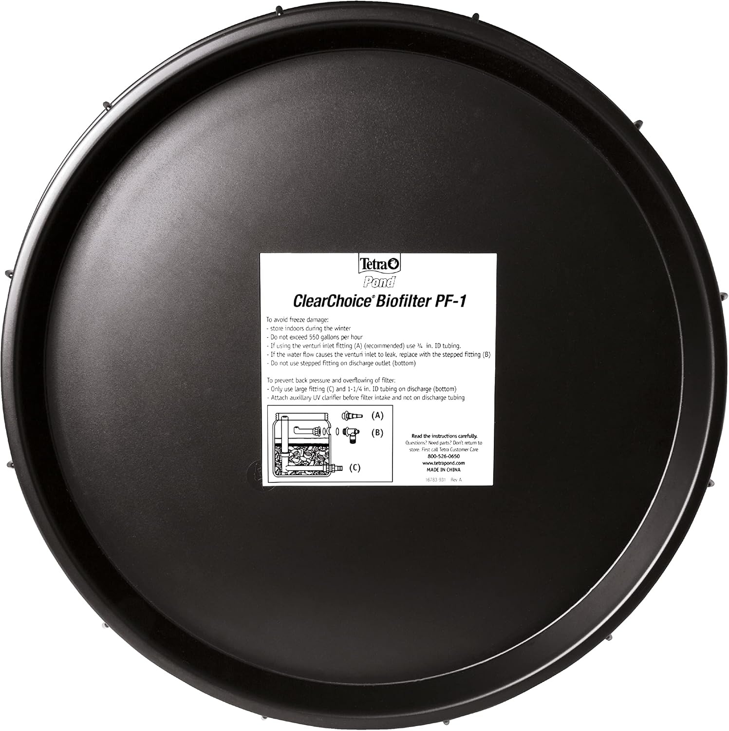 image:imageTetraPond Clear Choice Biofilter PF1 For Efficient FiltrationBlack