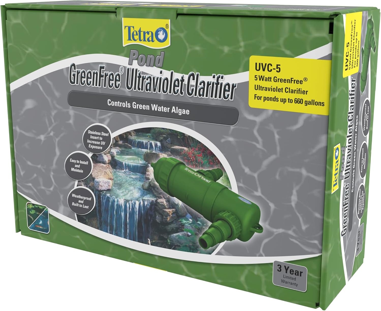 image:imageTetraPond GreenFree UV Clarifier For Clean And Clear Ponds