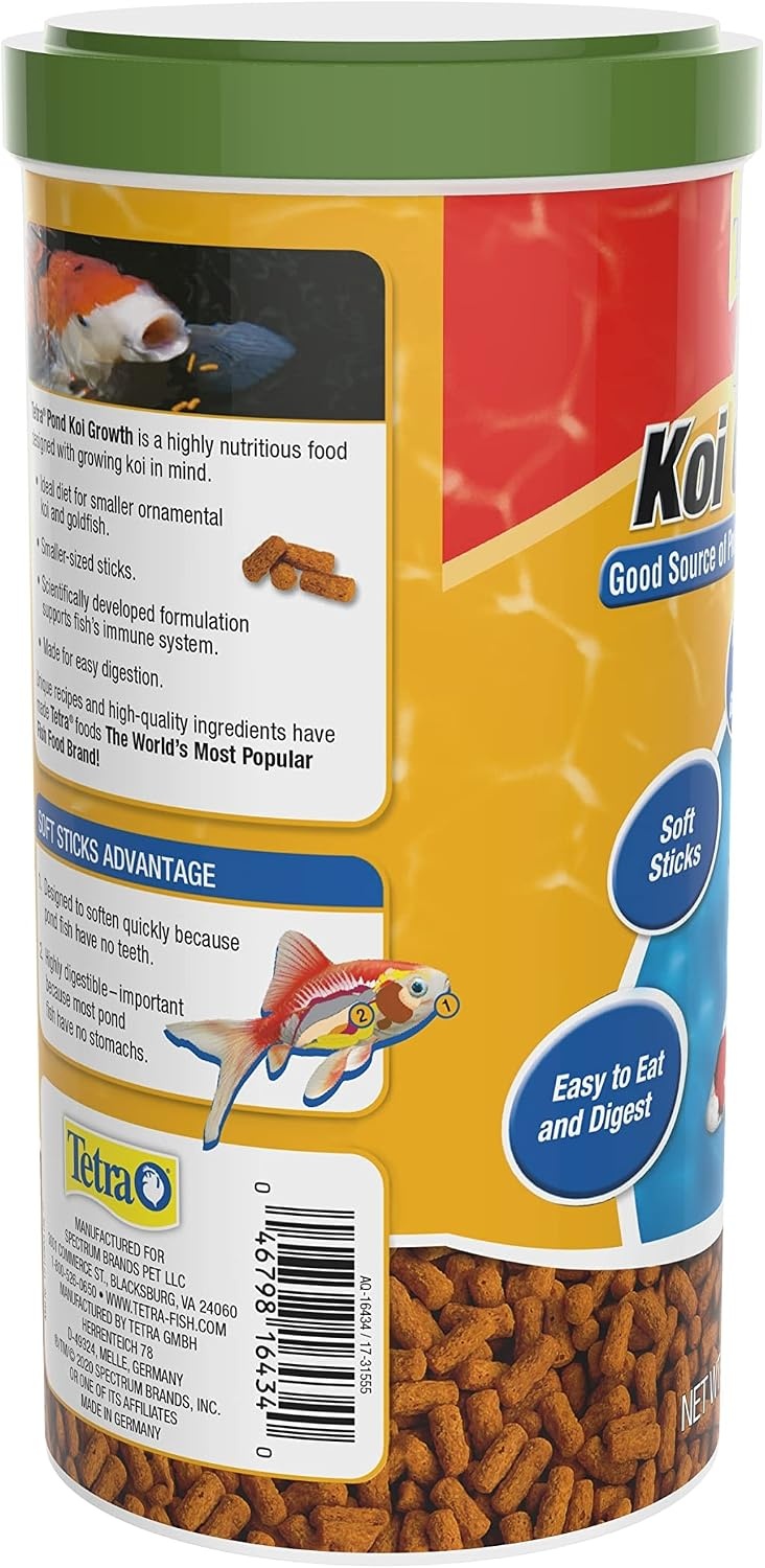image:imageTetraPond Koi Growth 485 Pounds Soft Sticks Pond Fish Food952 Ounce Pack of 1