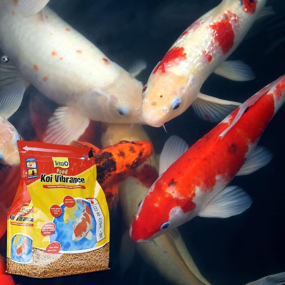 image:imageTetraPond Koi Vibrance Soft Sticks Easy to Digest Floating Pond Food 518 lbs242 Pound Pack of 1