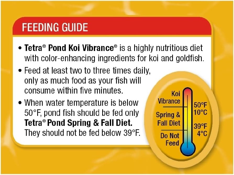 image:imageTetraPond Koi Vibrance Soft Sticks Easy to Digest Floating Pond Food 518 lbs331 Pound Pack of 1