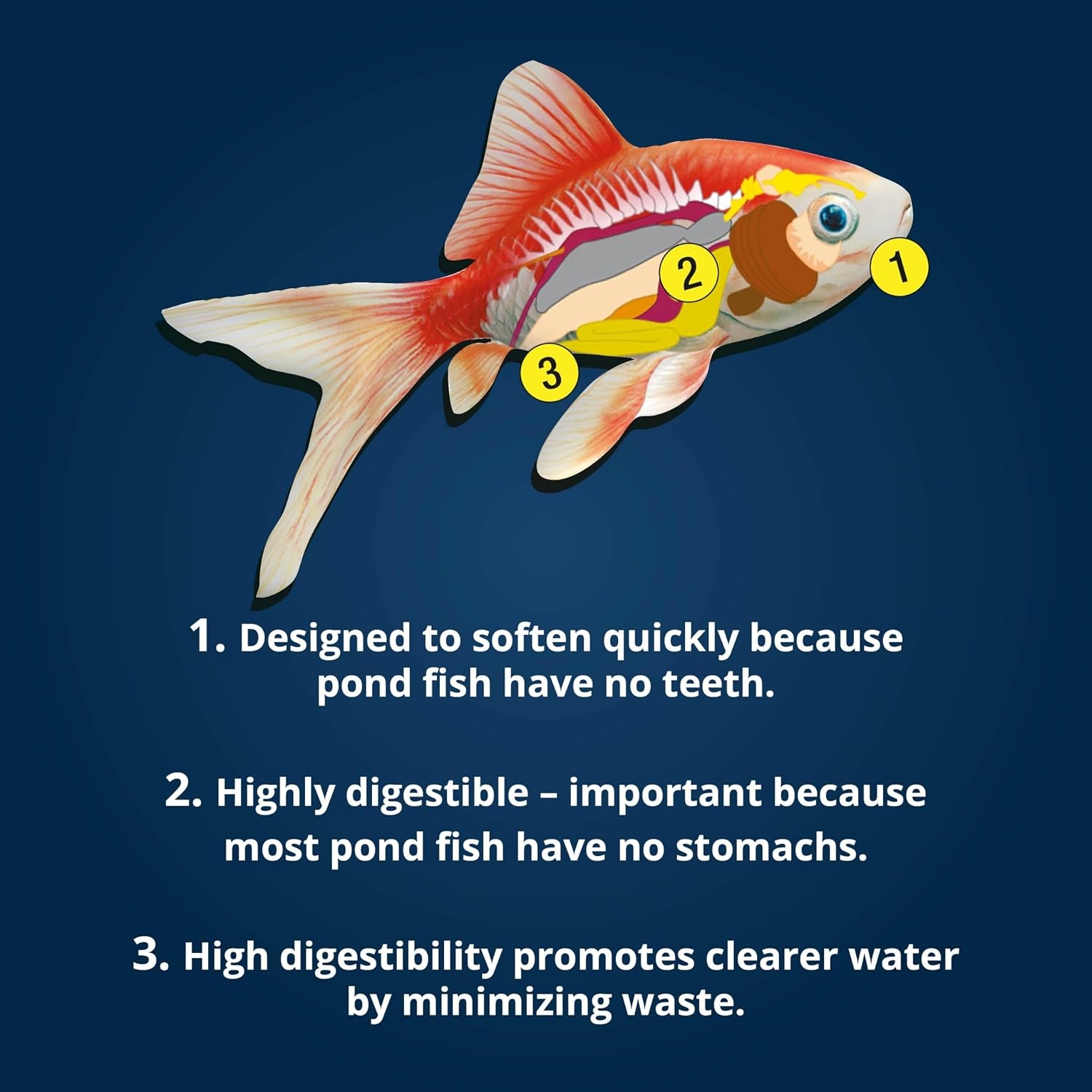 image:imageTetraPond Koi Vibrance Soft Sticks Easy to Digest Floating Pond Food 518 lbs518 Pound Pack of 1