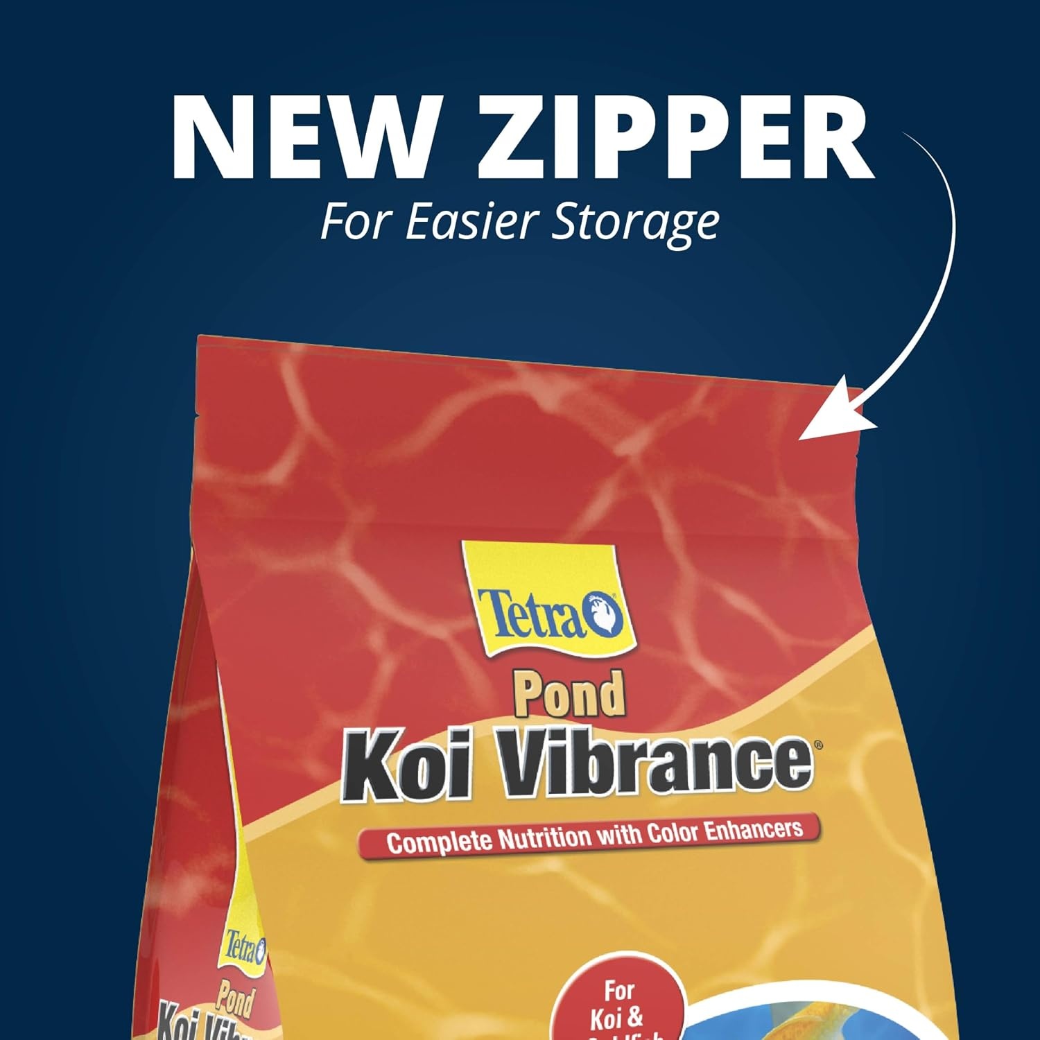 image:imageTetraPond Koi Vibrance Soft Sticks Easy to Digest Floating Pond Food 518 lbs518 Pound Pack of 1