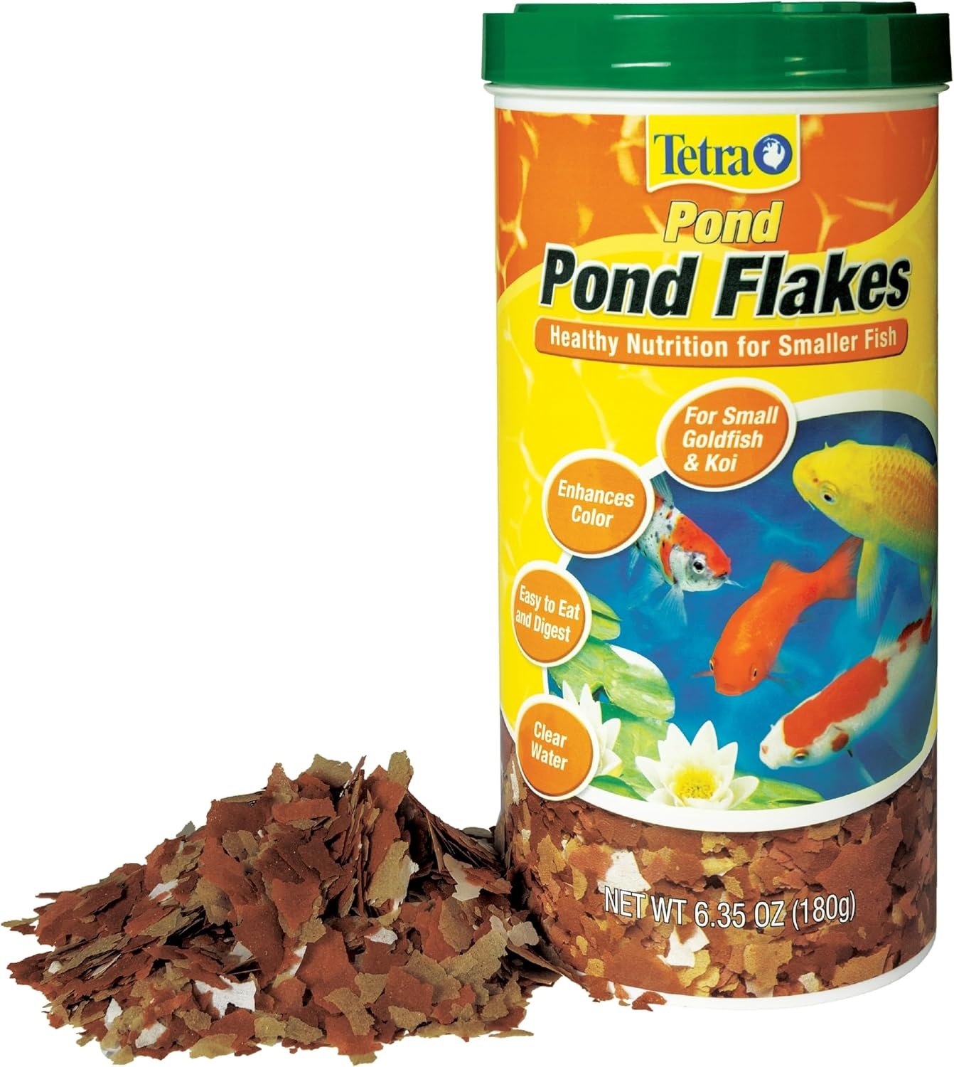 image:imageTetraPond Pond Flakes Complete Nutrition for Smaller Pond Fish Fish Food for Goldfish and Koi Fish 635 OuncesOriginal